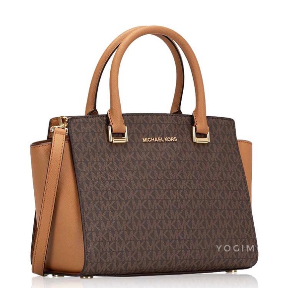 SOLD ON OFFER UP-BUNDLE MICHAEL KORS SELMA SATCHEL CROSSBODY WALLET - Picture 2 of 8